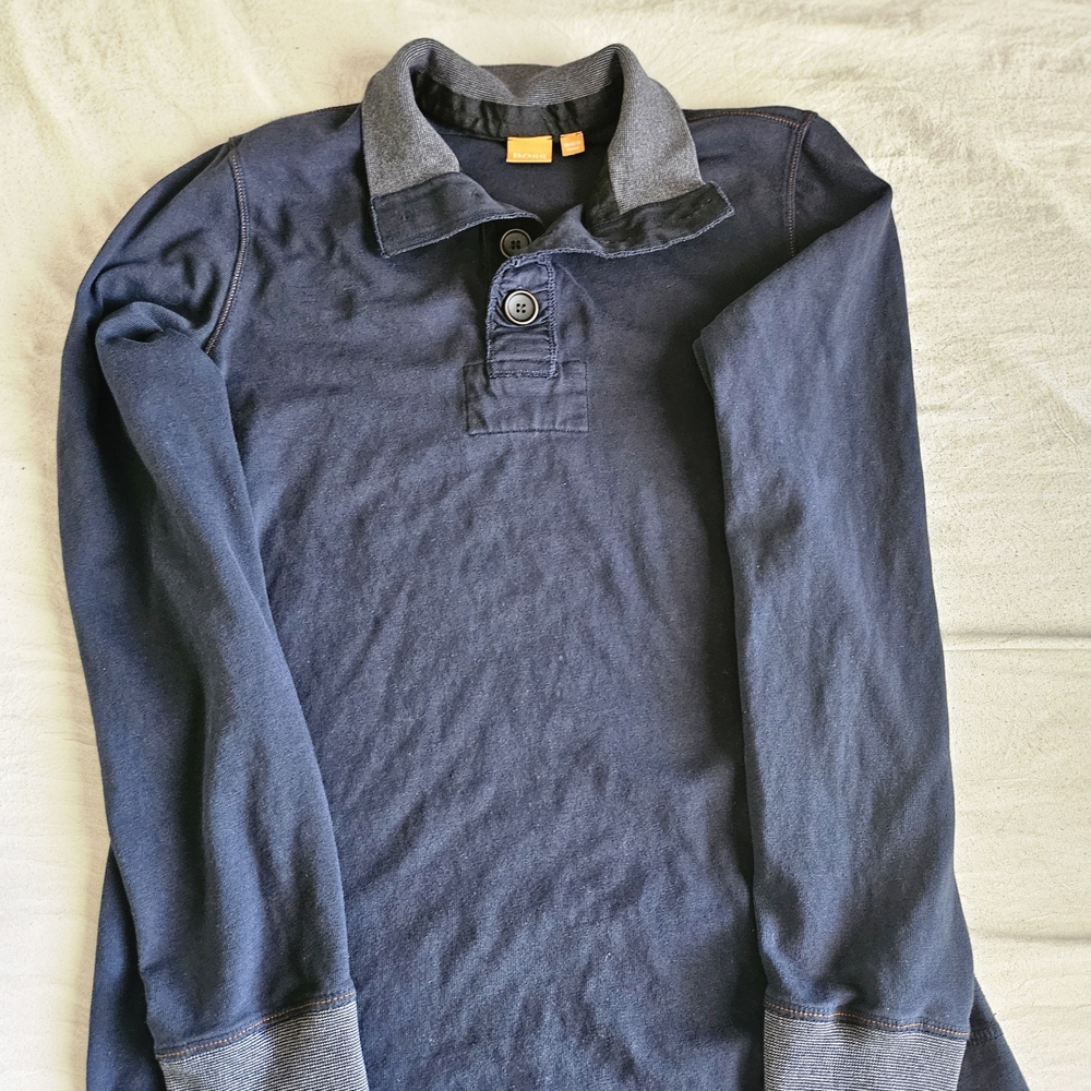Hugo Boss Navy Blue Men's Sweater